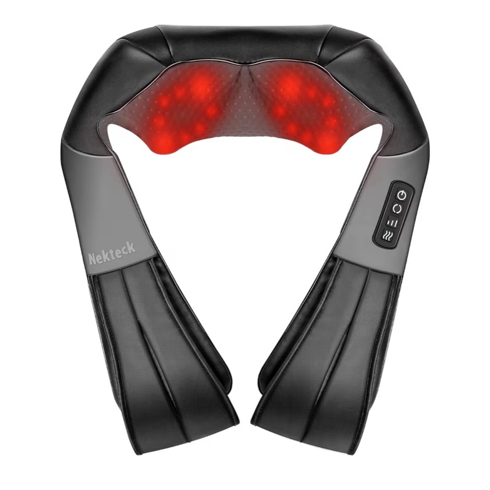 Black Shiatsu Neck & Shoulder Massager with Heat